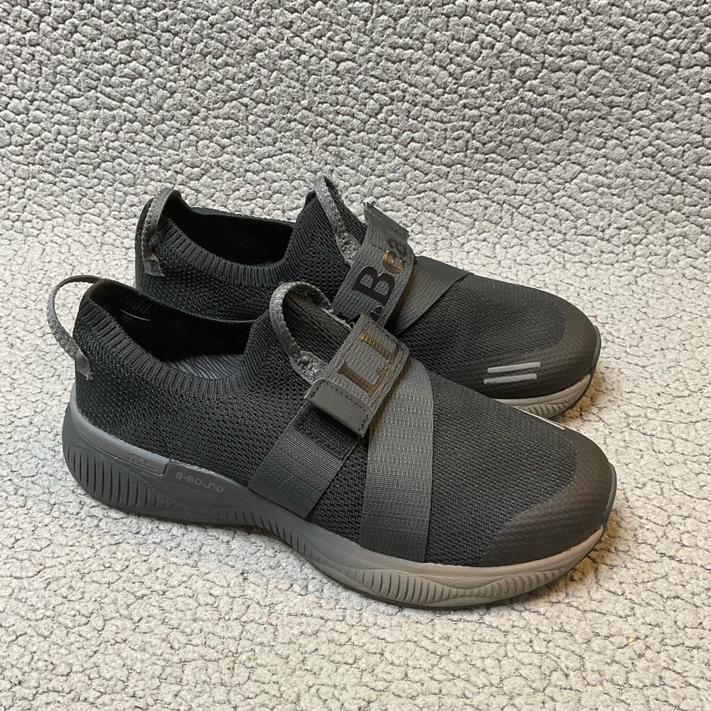 L.L.Bean Dirigo Slip On Sneakers Women’s Size 9 Black True Comfort